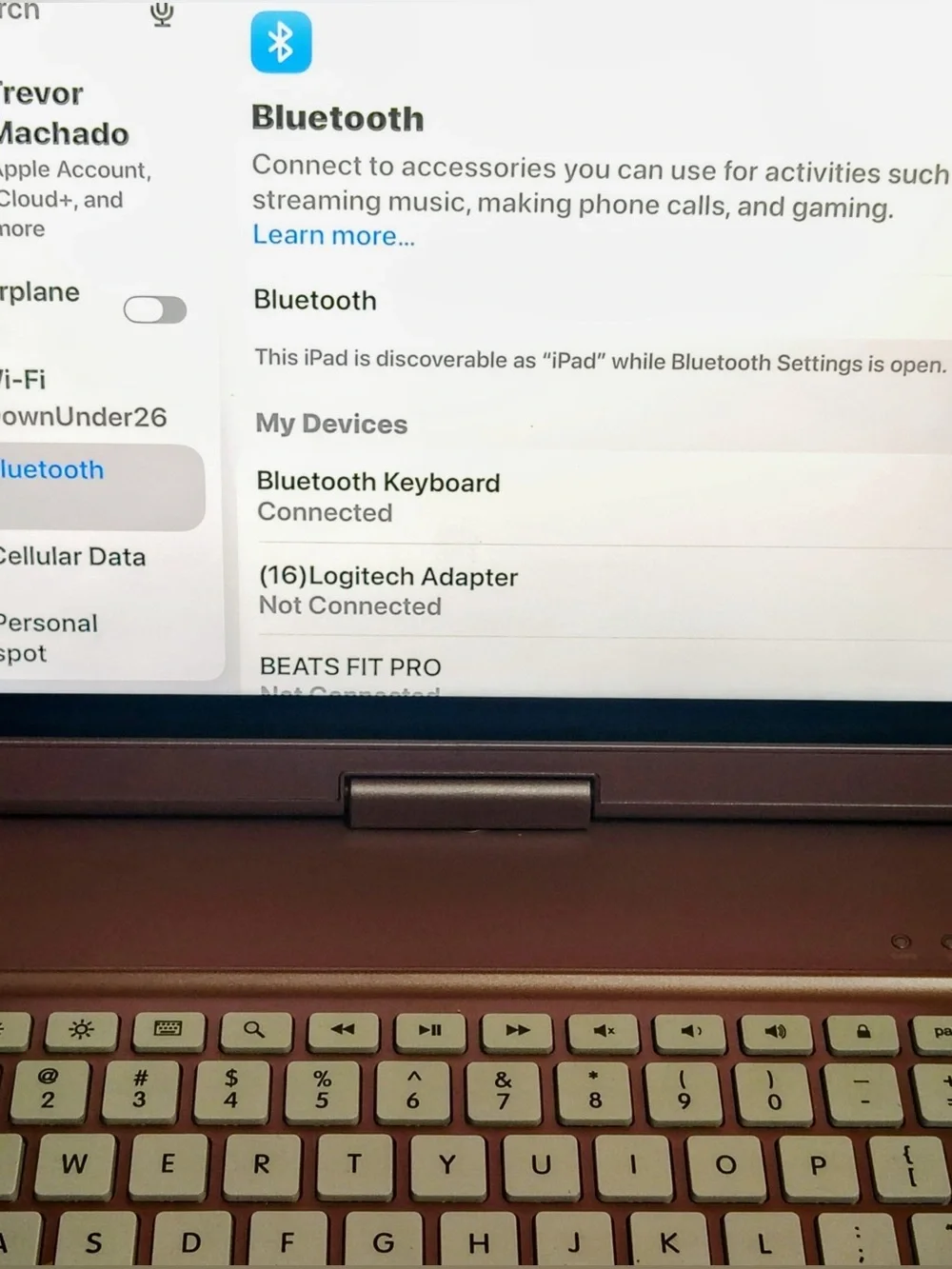 Keyboard Case 4 CERTAIN iPadS WITH A 360° Rotatable Protective Cover,(Rose Gold)